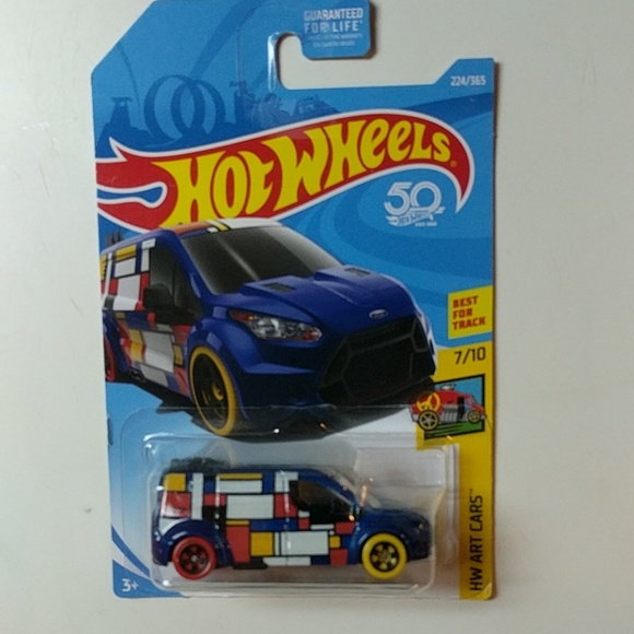 Hot Wheels Ford Transit Connect Blue - Picture 8 of 8